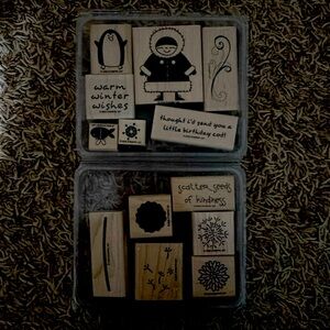 Two Stampin’ Up stamp sets: “ Polar Pals” & “Seeds of Kindness”